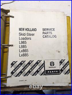 New Holland Skid Steer Service Parts Catalog Manual L865 L855 Lx865 Lx885 2002