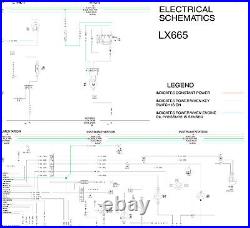 New Holland Skid Steer Track Loader LX665 Electrical Wiring Diagram Manual