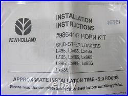 New Holland Skid Steer loader Horn Kit LX465 565 665 865 885 LS Series 86620236