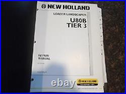 New Holland U80b Tier 3 Loader Landscaper Skid Steer Service Shop Repair Manual