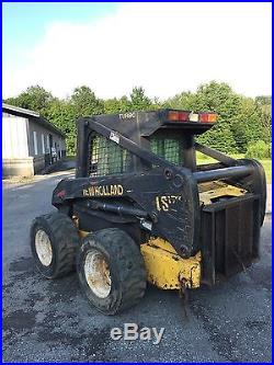 New Holland ls170 Skid Steer Loader Heat and Air Low reserve Needs Work WE SHIP