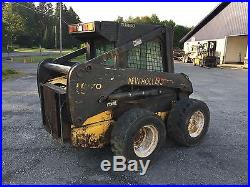 New Holland ls170 Skid Steer Loader Heat and Air Low reserve Needs Work WE SHIP