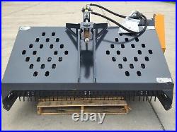 New Skid Steer Power Landscape Harley Rake Rock Hound Attachment withRemote