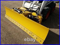 New extreme duty 8 foot six way dozer blade for skidsteer new design fits Cat