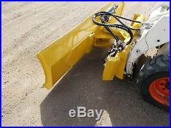 New extreme duty 8 foot six way dozer blade for skidsteer new design fits Cat