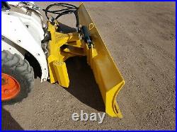 New extreme duty 8 foot six way dozer blade for skidsteer new design fits Cat