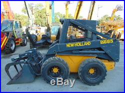 Only 1,574 Hours New Holland Lx-665 Turbo Skid Steer Wheel Loader