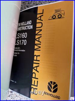 Oem Repair Manual New Holland Skid Steer Ls160, Ls170 87036983