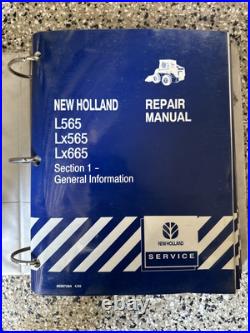 Oem Repair/service Complete Manual New Holland Skid Steer L565 Lx565 Lx665