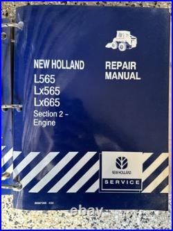 Oem Repair/service Complete Manual New Holland Skid Steer L565 Lx565 Lx665