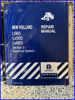 Oem Repair/service Complete Manual New Holland Skid Steer L565 Lx565 Lx665