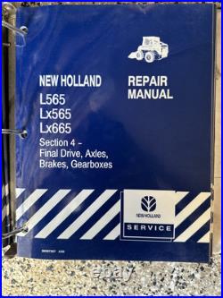 Oem Repair/service Complete Manual New Holland Skid Steer L565 Lx565 Lx665