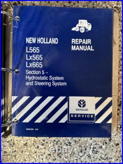 Oem Repair/service Complete Manual New Holland Skid Steer L565 Lx565 Lx665