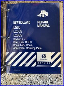 Oem Repair/service Complete Manual New Holland Skid Steer L565 Lx565 Lx665