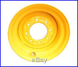 One 9.75x16.5 New Holland Skid Steer Wheel Rim for 12-16.5 Tires with TR501 valve