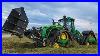 One Of Deere S Biggest Tractors Pushing Silage