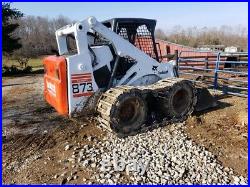 Over the Tire Steel Skid Steer Tracks 10 or 12 for NEW HOLLAND LS180 & Others