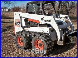 Over the Tire Steel Skid Steer Tracks for NEW HOLLAND with 10 OR 12 TIRES