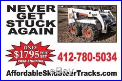 Over the Tire Steel Skid Steer Tracks for NEW HOLLAND with 10 OR 12 TIRES