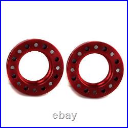 Pair 2 Skid Steer Wheel Spacers For Bobcat Case CAT John Deere New Holland 8Lug