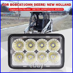 Pair TL650 LED Work Light For Bobcat Ford New Holland Skid Steer 6661353 9829523
