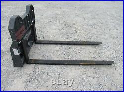 Pro Works 72 Long 6,000 Pound Pallet Forks Skid Steer Loader Attachment