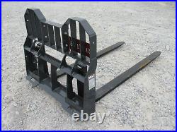 Pro Works 72 Long 6,000 Pound Pallet Forks Skid Steer Loader Attachment