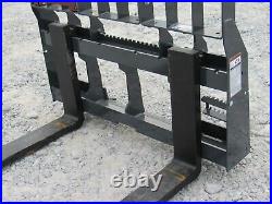 Pro Works 72 Long 6,000 Pound Pallet Forks Skid Steer Loader Attachment