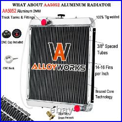 Radiator 3 Row Fit New Holland Skid Steer Loader C175, C185 Case 410,420,430,440