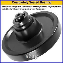 Rear Track Idler for CASE, New Holland Skid Steer Loader C175 C185 C190 Black
