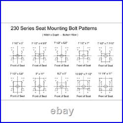 Replacement Seat Fits New Holland Skid Steer C175 C185 L160 LS150 LS190