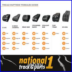 Rubber Track 18 450 x 86 x 52 Zig-Zag fits New Holland fits Bobcat fits JCB