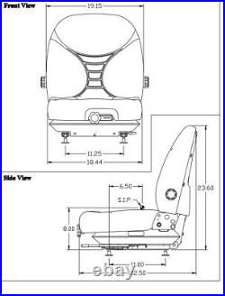Seat to fit New Holland Skid Steer LS140 LS150 LS160 LS170 LS180 LS190 L140