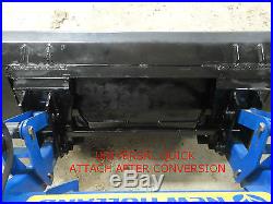 Skid Steer Quick Attach Adapter Assembly Case New Holland Mounting Plate