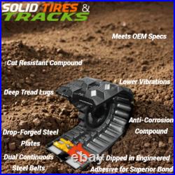 Skid Steer Tracks 16 400x86x55 Zig-Zag fits Bobcat T250, fits Case, New Holland