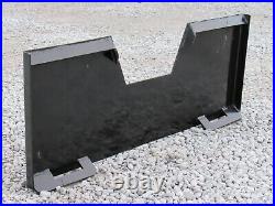 Skid Steer Trailer Receiver Mount Plate Hitch Attachment Fits Bobcat Case Kubota