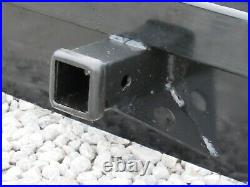 Skid Steer Trailer Receiver Mount Plate Hitch Attachment Fits Bobcat Case Kubota