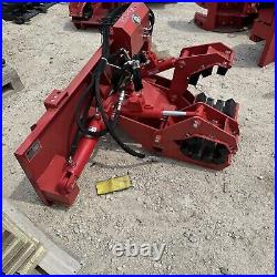 Skid steer post puller Setter New Handy Attachments Hydraulic Rotating Clamp Cat