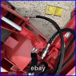 Skid steer post puller Setter New Handy Attachments Hydraulic Rotating Clamp Cat