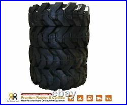 Skids Steer Loader Solid Tires x 4, No Flat 10x16.5 Bobcat CAT CASE 31x10-20