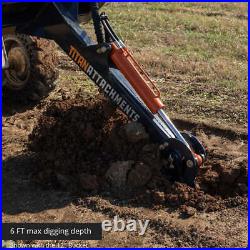 Titan Attachments Skid Steer Fronthoe 12 Bucket, Excavator Attachment