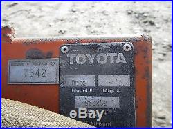 Toyota HB60 60 Skid Steer Pick Up Broom Sweeper NICE! Bobcat New Holland Loader