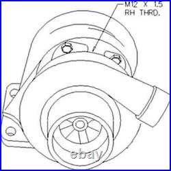 Turbocharger Fits Ford/New Holland Skid Steer 87800402 87801483 465209-5006