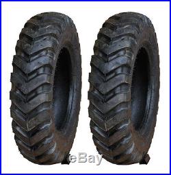 Two Titan Trac Loader 5.70-12 New Holland Skid Steer Chevron Tires Made in USA