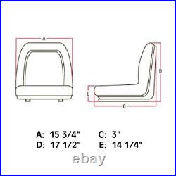 Universal Seat Fits Skid Steer Bobcat New Holland Kubota John Deere NO RETURNS