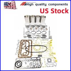 V1902 Overhaul Rebuild Kit for Kubota New Holland Skid-Steer Loader L555 L553